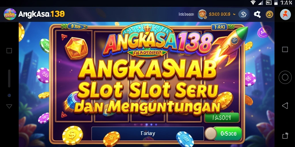 Tampilan gameplay menarik dari game Slot ANGKASA138.