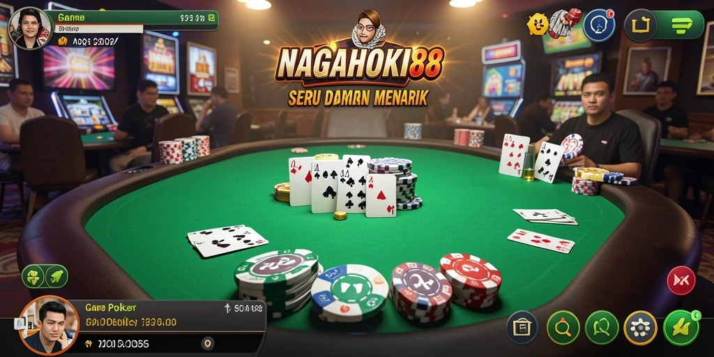 Screenshot gameplay seru dari NAGAHOKI88 aplikasi Poker.