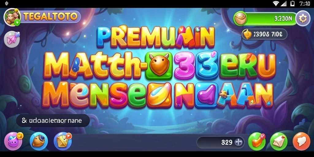Screenshot utama TEGALTOTO menunjukkan gameplay yang seru dan penuh warna.
